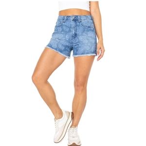 Celebrity Pink Women's Denim Printed Shorts size 21 NWT